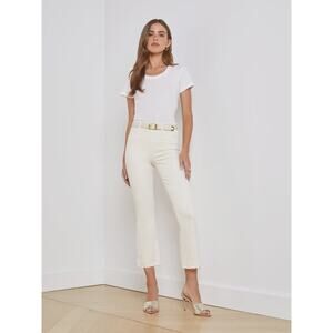 L'Agence Kendra Cropped Flare Jean